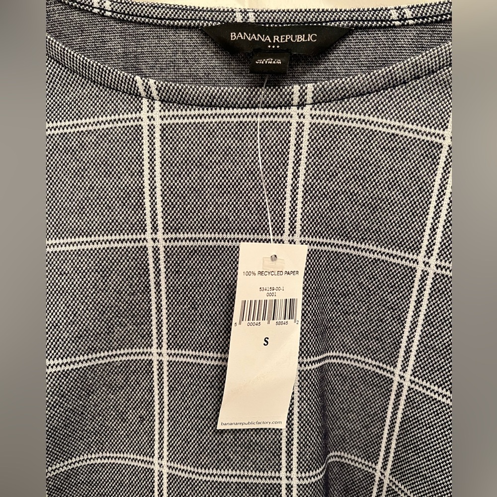NWT Banana Republic Plaid Shirt - Picture 3 of 3